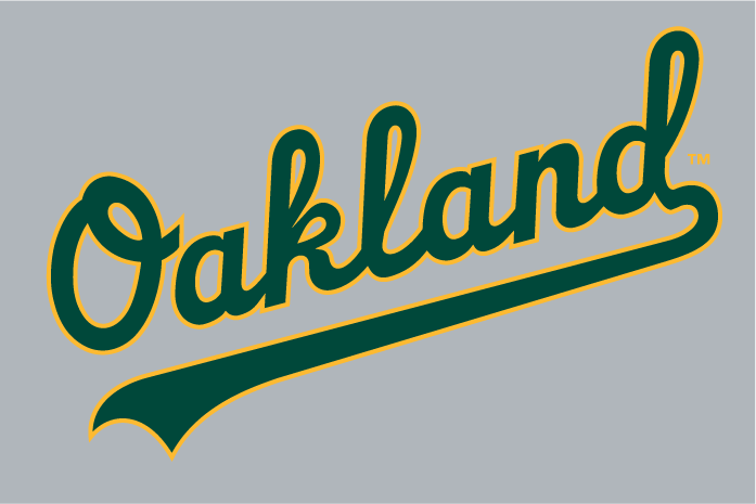 Oakland Athletics 1993-Pres Jersey Logo iron on transfers for fabric